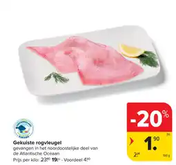 Carrefour Gekuiste rogvleugel aanbieding