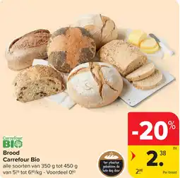 Carrefour Brood Carrefour Bio aanbieding