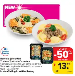Carrefour Bereide gerechten Traiteur Trattoria Carrefour aanbieding
