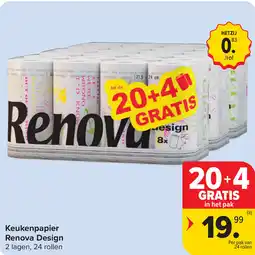Carrefour Keukenpapier Renova Design aanbieding