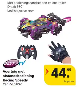 Carrefour Voertuig met afstandsbediening Racing Speedy aanbieding