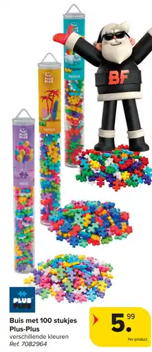 Carrefour Buis met 100 stukjes Plus-Plus aanbieding