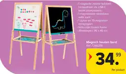 Carrefour Magisch houten bord aanbieding