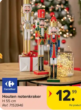 Carrefour Houten notenkraker aanbieding