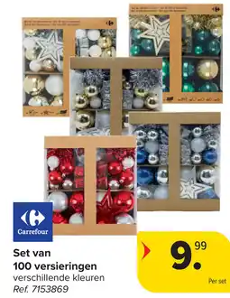 Carrefour Set van 100 versieringen aanbieding