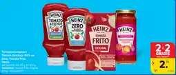 Carrefour Heinz Tomatenconserven Tomato Ketchup -50% en Zero, Tomato Frito aanbieding