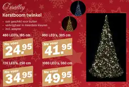 Van Cranenbroek O'malley Kerstboom twinkel aanbieding