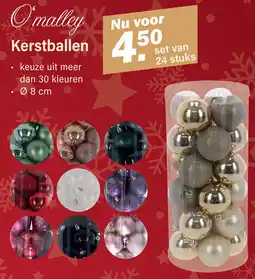 Van Cranenbroek O'malley Kerstballen aanbieding
