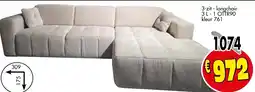 Budget Meubelen 3-zit - longchair 3 L - 1 OTTR90 kleur 761 aanbieding