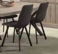 Budget Meubelen Stoel ST 2307 stof donker grijs aanbieding