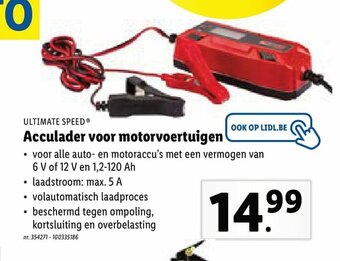 Lidl Ultimate speed Acculader voor motorvoertuigen aanbieding