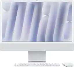 Coolblue Apple iMac 24 inch M4 (8 core CPU/8 core GPU) 16GB/256GB Zilver AZERTY aanbieding