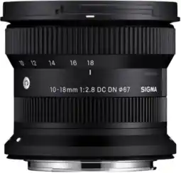 Coolblue Sigma 10-18 mm f/2.8 DC DN Contemporary Canon RF aanbieding