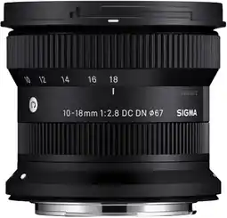 Coolblue Sigma 10-18 mm f/2.8 DC DN Contemporary Canon RF aanbieding