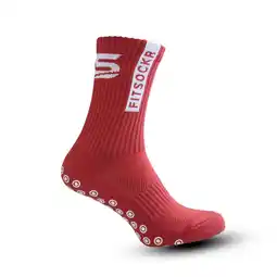 Decathlon FitSockr Gripsokken - Rood aanbieding