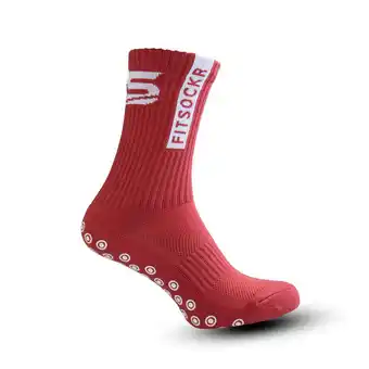 Decathlon FitSockr Gripsokken - Rood aanbieding