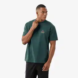 Decathlon Stevig klimshirt met korte mouwen voor heren Vertika groen aanbieding