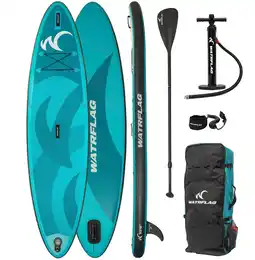 Decathlon Premium kwaliteit opblaasbaar SUP Board - WATRFLAG Glide 10'6 - Set - ALLROUND aanbieding