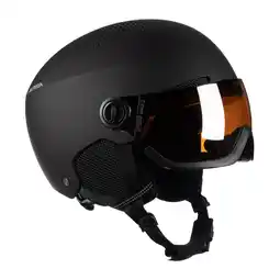Decathlon Skihelm Ski Alpina Arber Visor Q Lite Zwart aanbieding