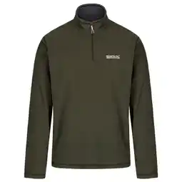 Decathlon Geweldig voor Buiten Heren Thompson Half Zip Fleece Sweater (Dark Khaki) aanbieding