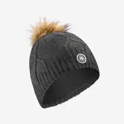 Decathlon Skimuts met kabels voor volwassenen FUR VIRGIN donkergrijs aanbieding