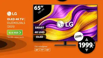 LG OLED 4K TV OLED65G56LS