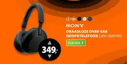 Expert Sony draadloze over ear hoofdtelefoon WH-1000XM5 aanbieding