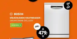 Expert Bosch vrijstaande vaatwasser SMS4HUW09E exclusiv aanbieding