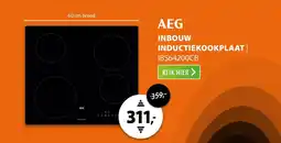 Expert AEG inbouw inductiekookplaat IBS64200CB aanbieding