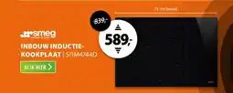 Expert Smeg inbouw inductie kookplaat SI1M4744D aanbieding