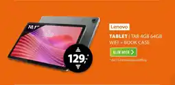 Expert Lenovo tablet tab 4GB 64GB wifi + book case aanbieding