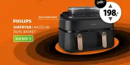 Expert Philips airfryer na552/00 dual basket aanbieding