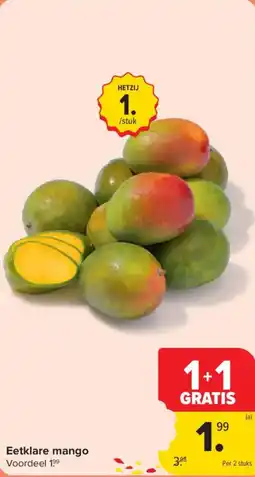 Carrefour Market Eetklare mango aanbieding