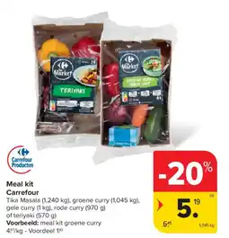 Carrefour Market Meal kit Carrefour aanbieding