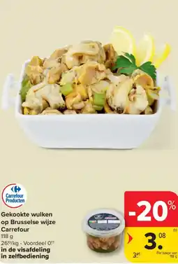 Carrefour Market Gekookte wulken op Brusselse wijze aanbieding