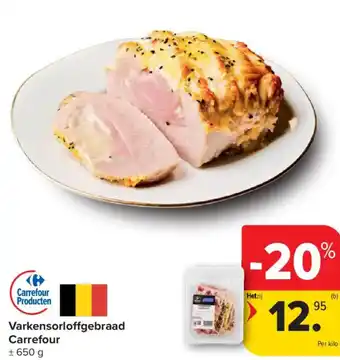 Carrefour Market Varkensorloffgebraad aanbieding