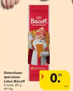 Carrefour Market Lotus Biscoff Sinterklaasspeculoos aanbieding