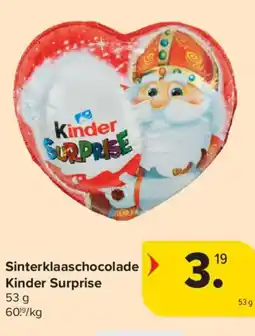 Carrefour Market Kinder Surprise Sinterklaaschocolade aanbieding