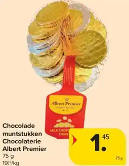 Carrefour Market Albert Premier Chocolade muntstukken Chocolaterie aanbieding