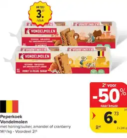 Carrefour Market Vondelmolen Peperkoek aanbieding