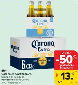 Carrefour Market Corona en Corona 0,0% bier aanbieding