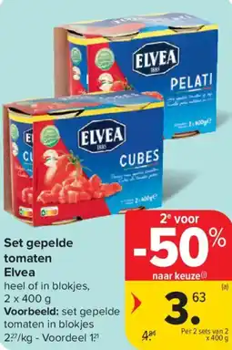 Carrefour Market Elvea Set gepelde tomaten aanbieding
