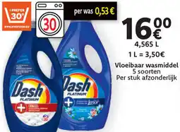 Cora Dash Vloeibaar wasmiddel aanbieding
