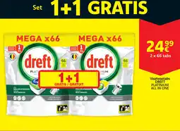 Cora Dreft platinium all in one vaatwastabs aanbieding