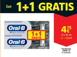 Cora Oral-B Tandpasta aanbieding