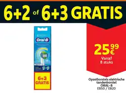 Cora Oral-B Opzetborstels elektrische tandenborstel aanbieding