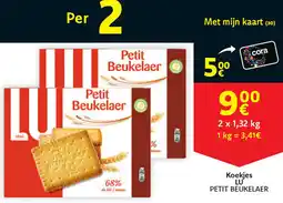 Cora LU Petit Beukelaer Koekjes aanbieding