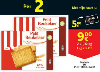Cora LU Petit Beukelaer Koekjes aanbieding