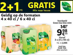 Cora Fuze tea iced tea aanbieding