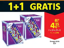 Cora Ezy energy drink aanbieding